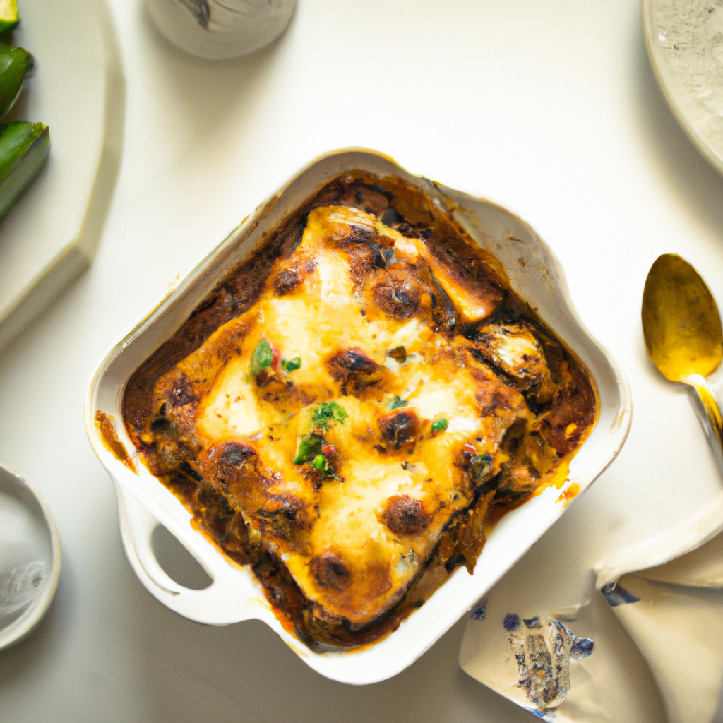 Mouthwatering Moussaka plated