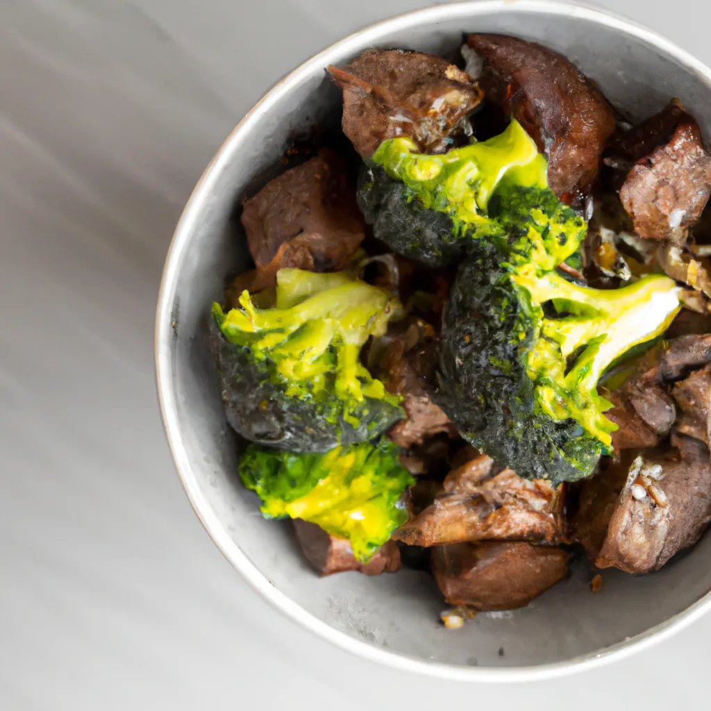 Tender Beef and Broccoli Bowl plated
