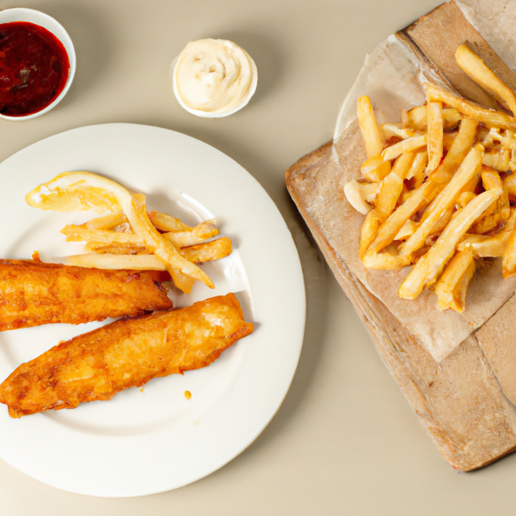 Classic Fish and Chips plated