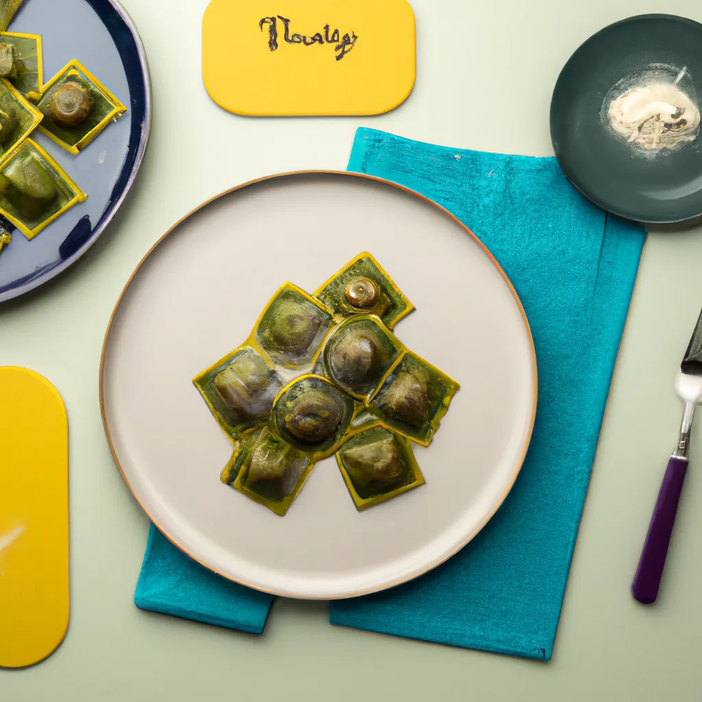 Perfect Pillowy Ravioli plated