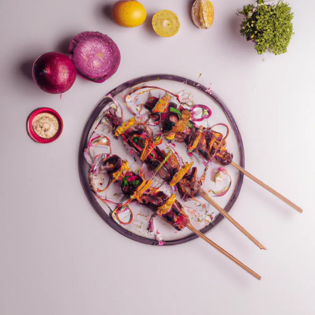 Sizzling Kebabs plated