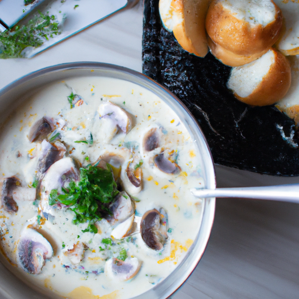 Creamy and Delicious Chowder plated